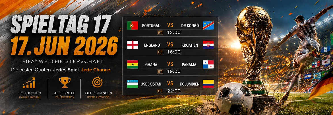 17 Jun 2026 WM-Spiele.