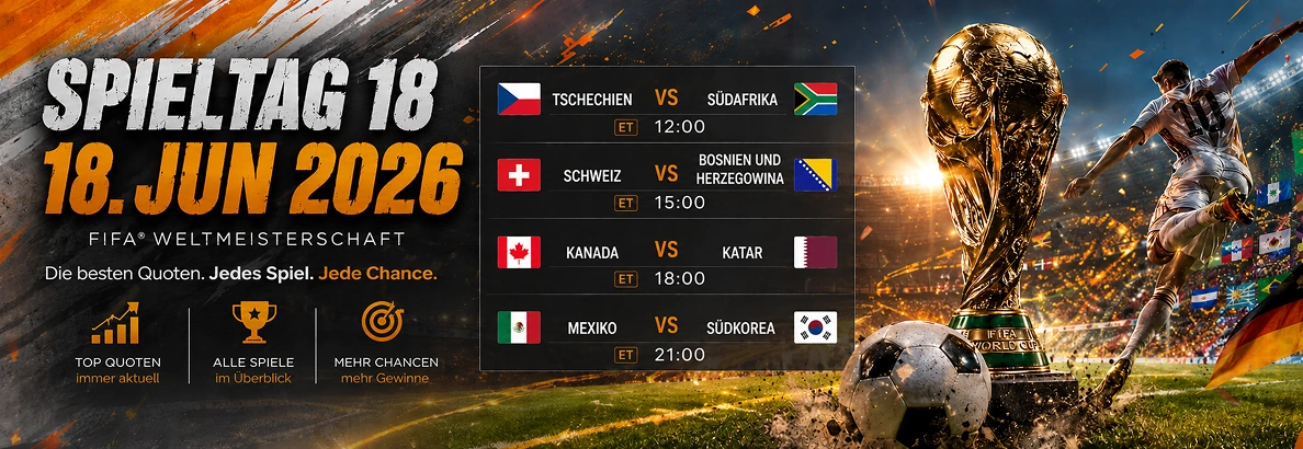 18 Jun 2026 WM-Spiele.