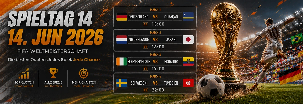 WM 2026 Juni 14.